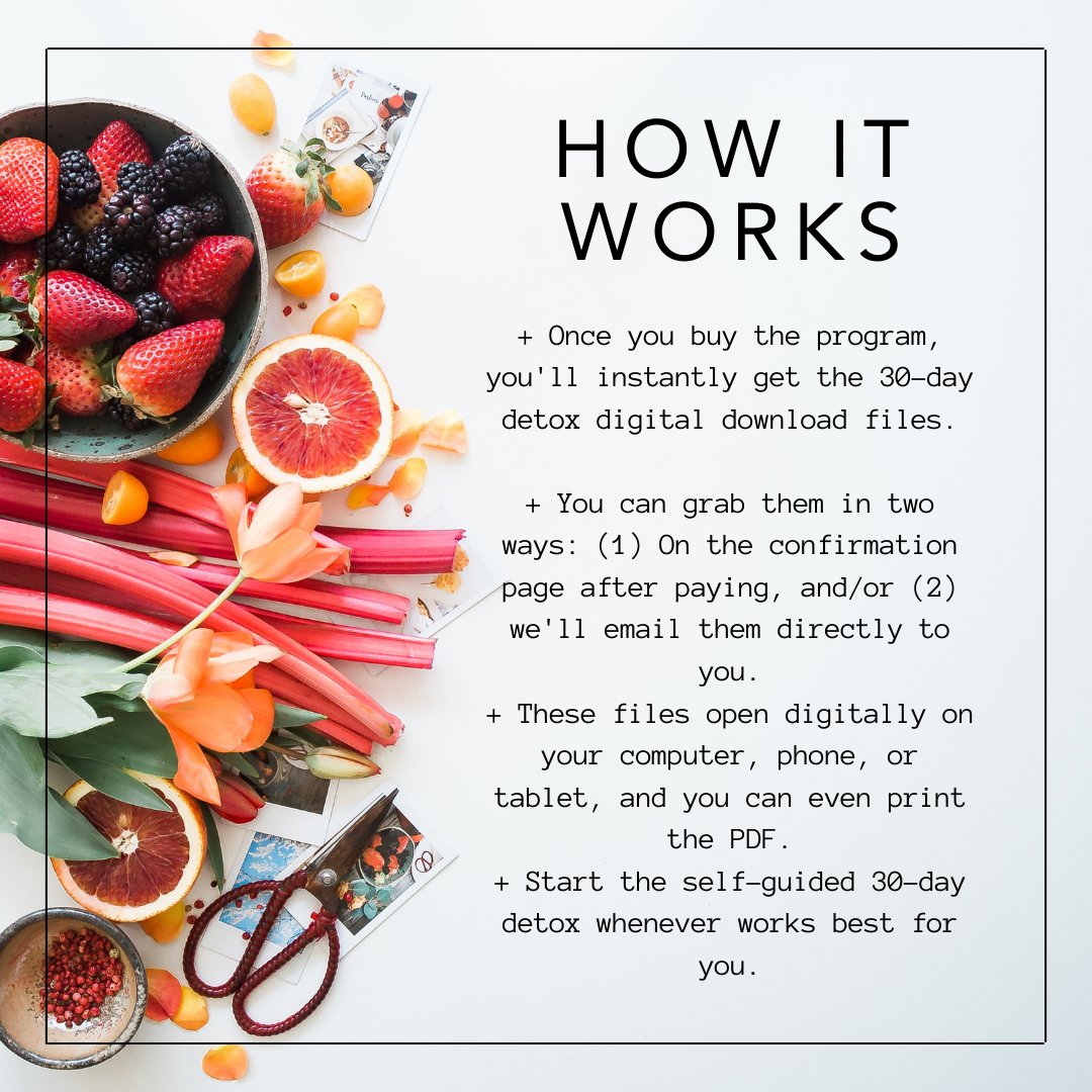 30-Day Detoxifying Cleanse Program - Kalyn & Co.