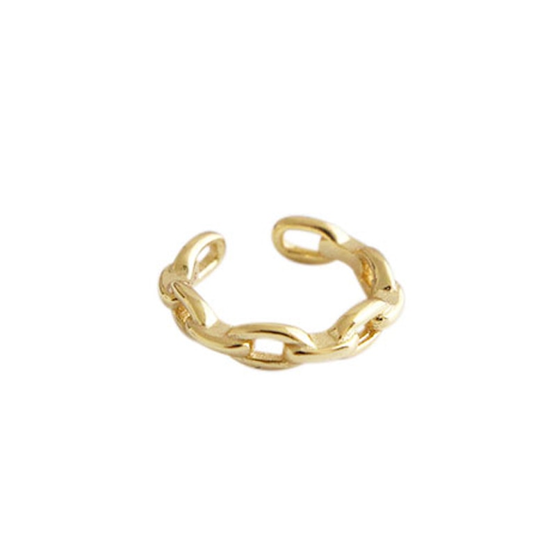 Julianna - Ear Cuff Earring 18K Gold Plated 925 Silver filled Link Gold