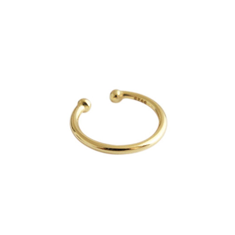 Julianna - Ear Cuff Earring 18K Gold Plated 925 Silver filled Simple Gold