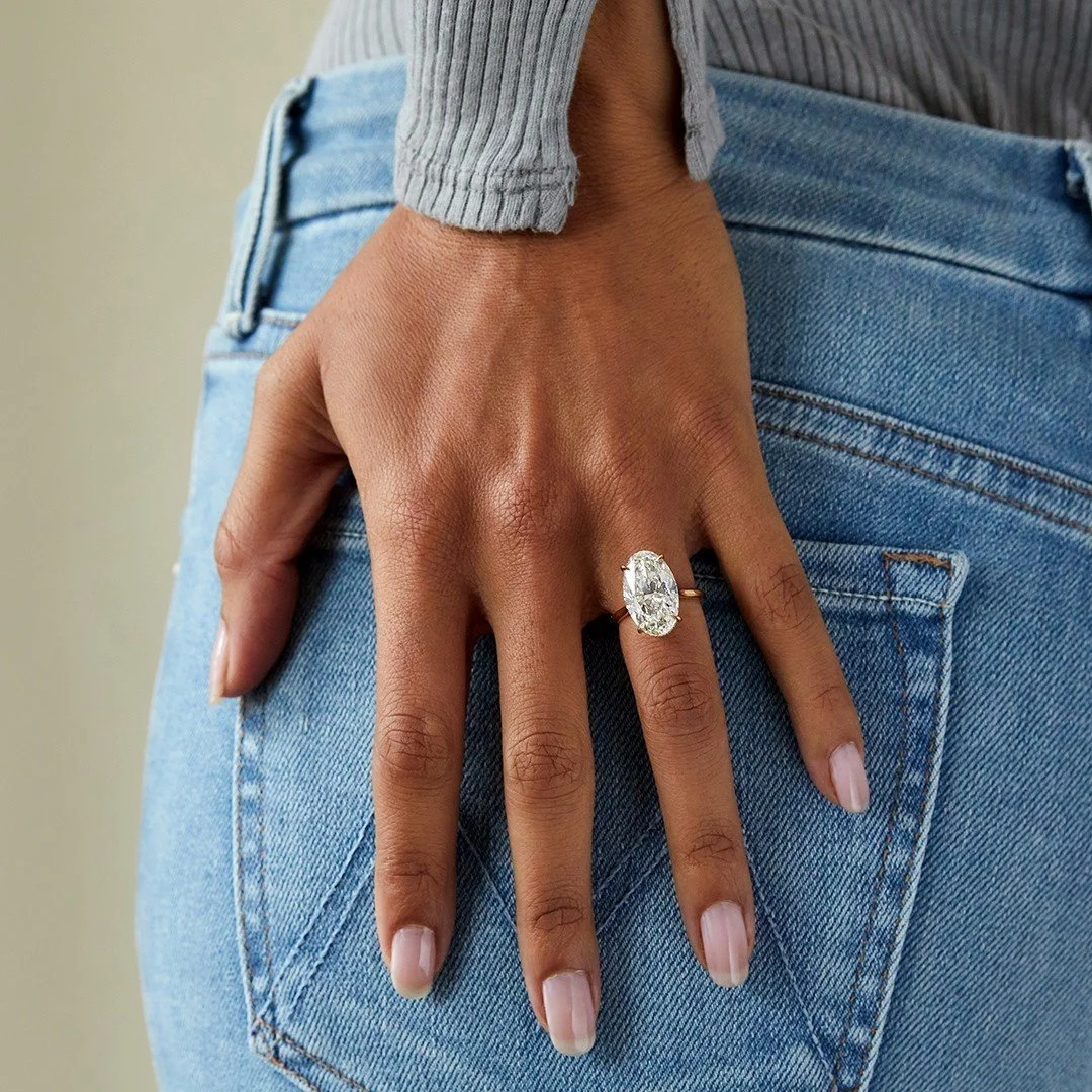 JAE | 6 Carat Crushed Ice Oval Cut - Kalyn & Co.