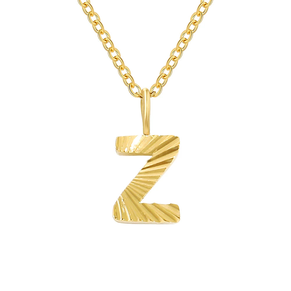 Personalized Initial Pendant 14k Gold - Kalyn & Co.