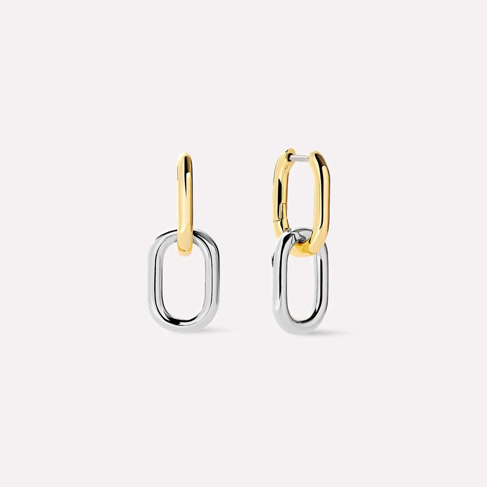 Two Toned Chain Earring