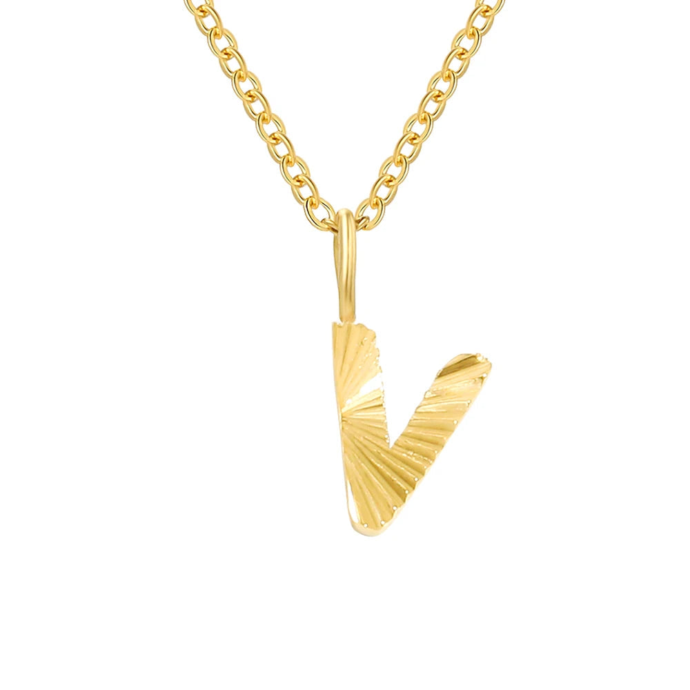 Personalized Initial Pendant 14k Gold - Kalyn & Co.