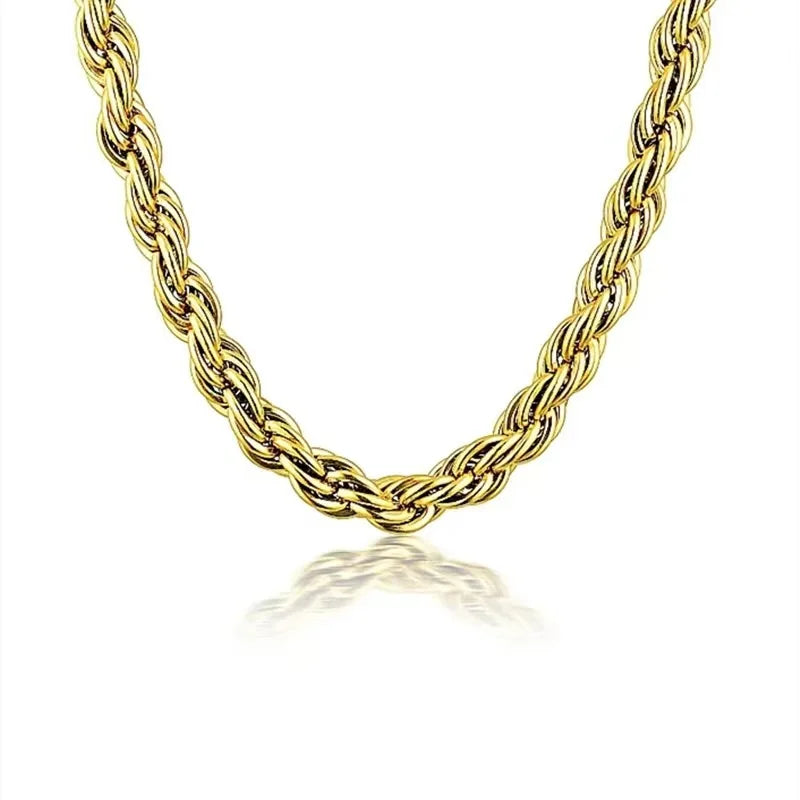 Twisted rope Chain Necklace