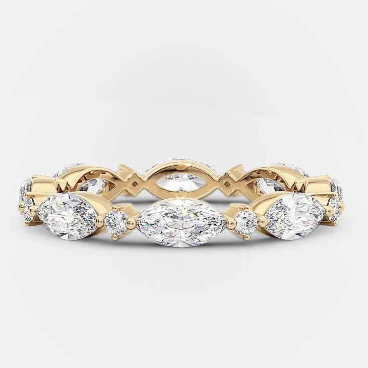 Eternity Marquise Cut Wedding Band