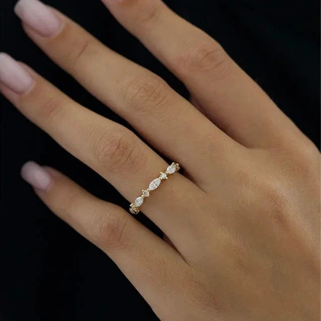 Eternity Marquise Cut Wedding Band