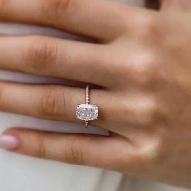 THYRA | Cushion Radiant Cut Pave 2.5 Carat