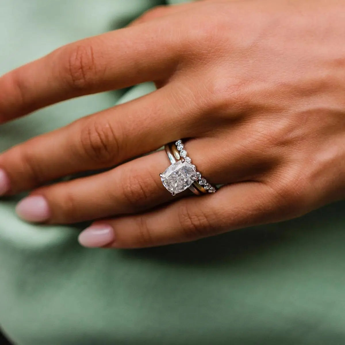 VAL | 5.35 Carat Crushed Ice Cushion Cut Solitaire