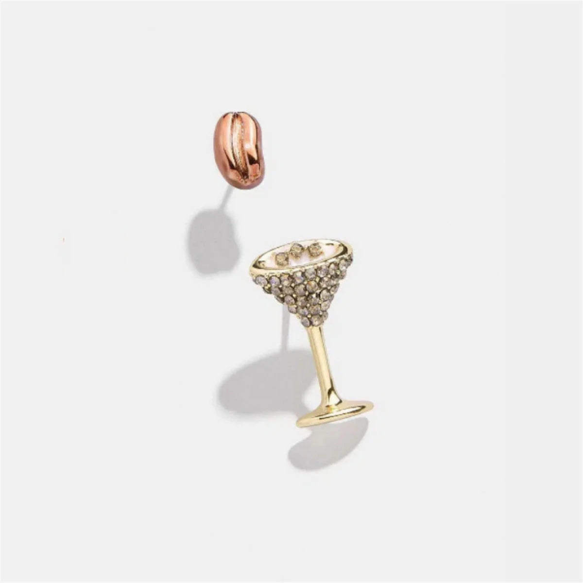 Cocktail Stud Earrings | 14K Gold Plated