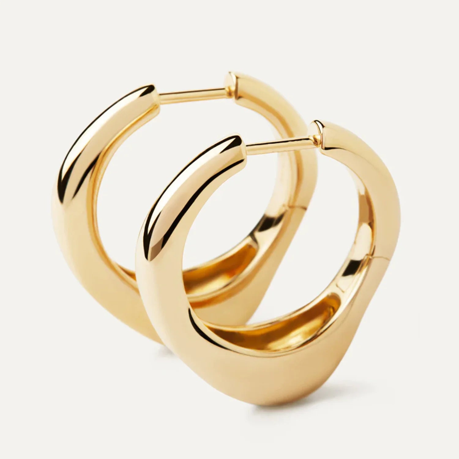 Drip Hoop Huggie Earrings