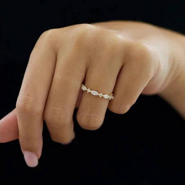 Eternity Marquise Cut Wedding Band