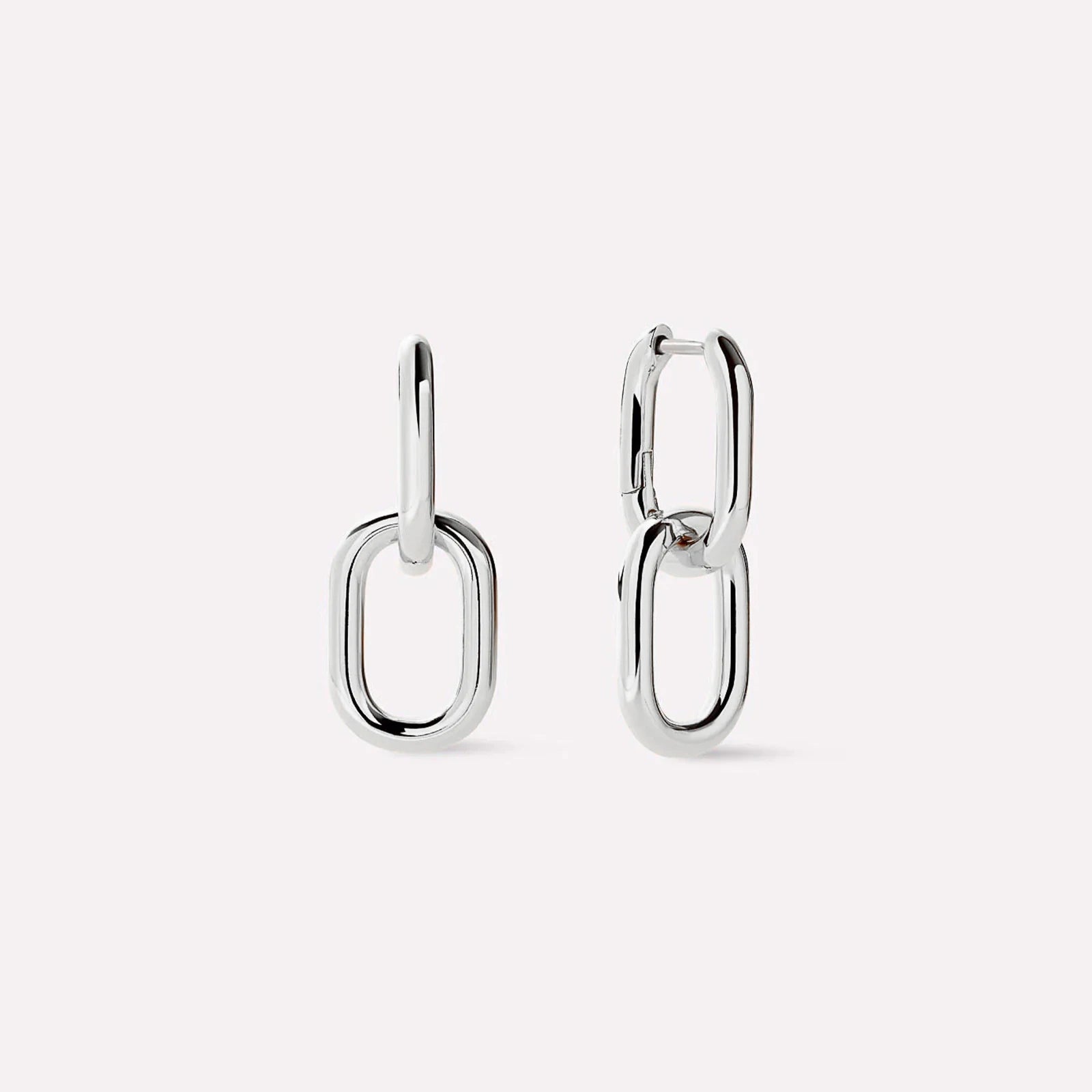 Two Toned Chain Earring