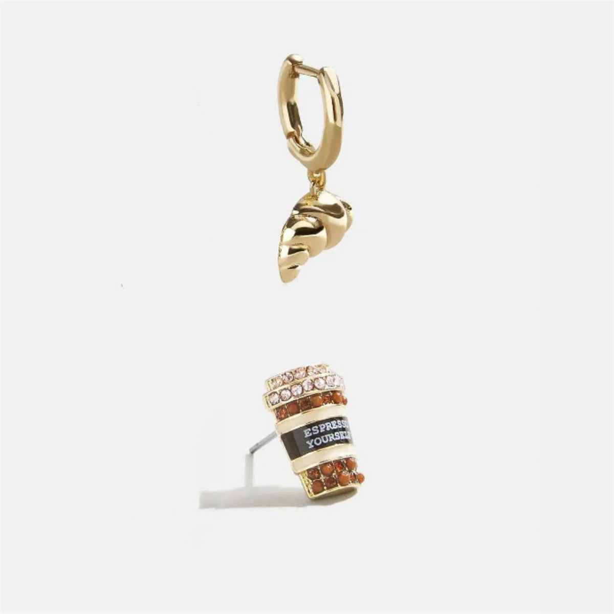 Cocktail Stud Earrings | 14K Gold Plated