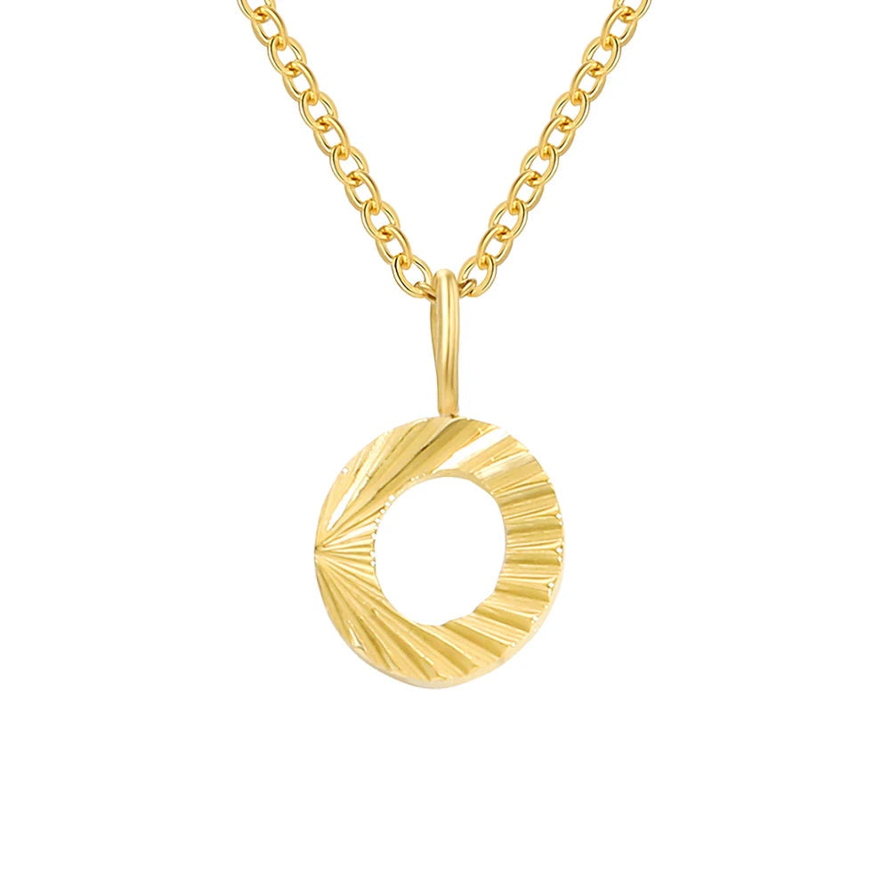 Personalized Initial Pendant 14k Gold - Kalyn & Co.