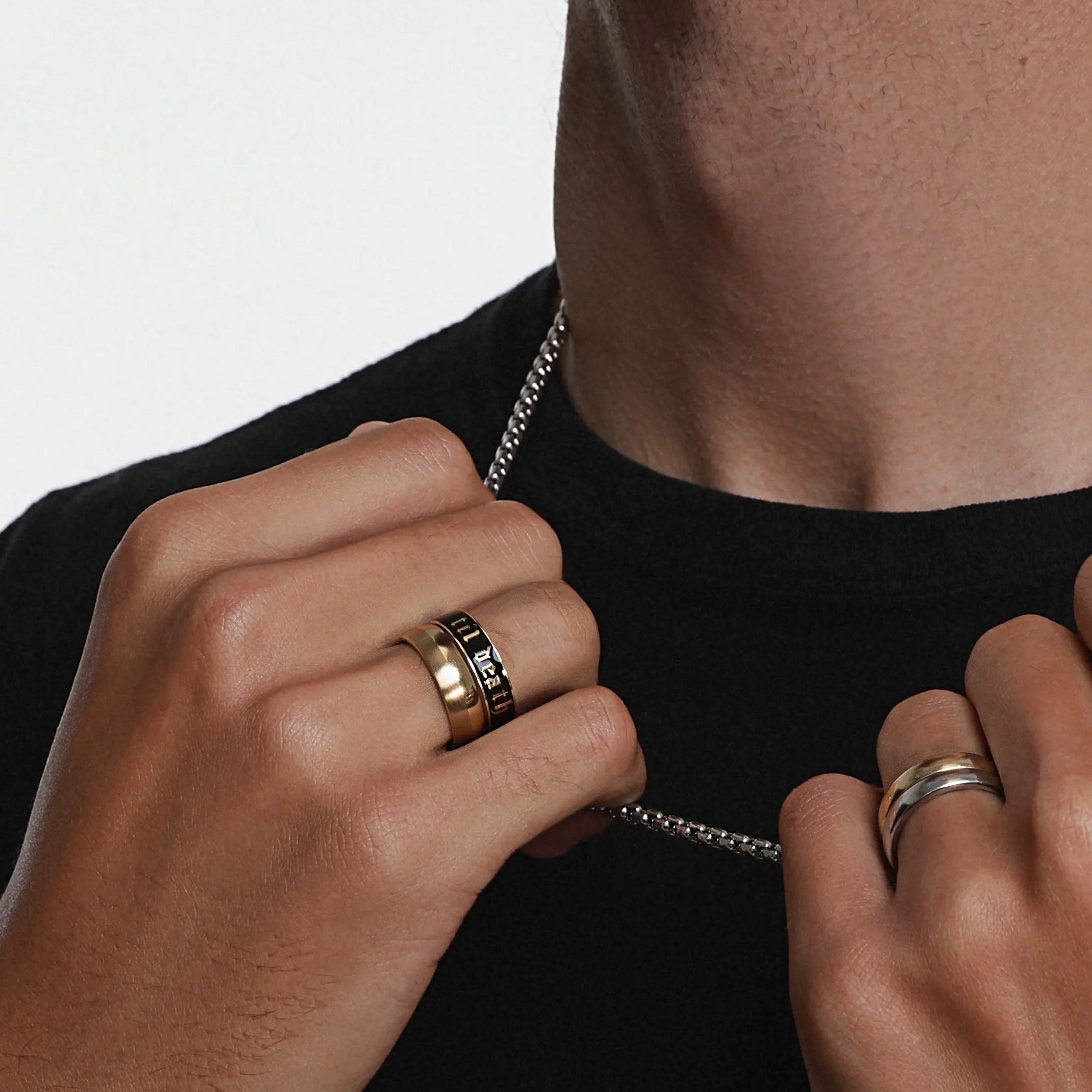 Til Death | Mens Wedding Band - Kalyn & Co.