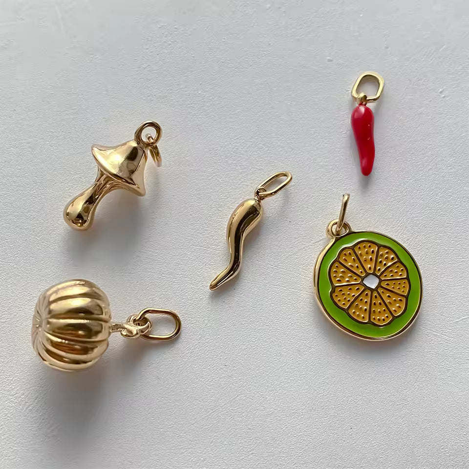 Charm Bar | Build Your Own Charm Necklace | 14K Gold Plated