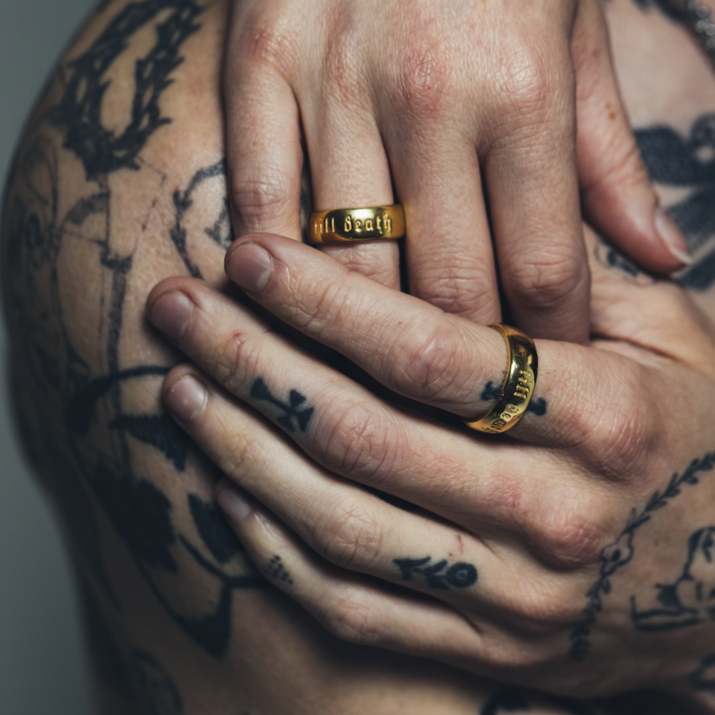 til death wedding band men