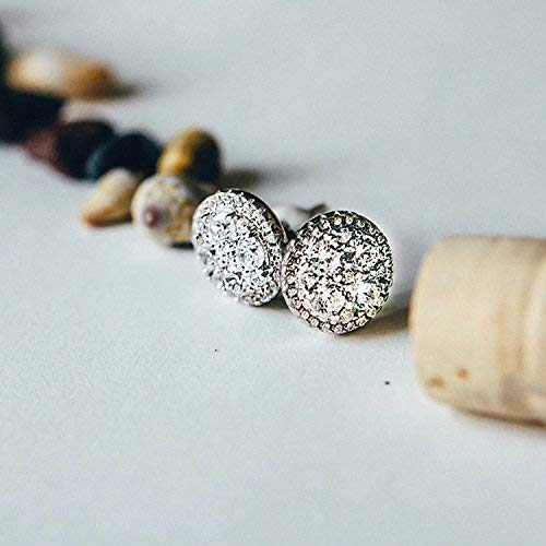 Halo Cluster Diamond Stud Earrings