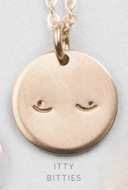 Gold Coin Boobs Necklace - Feminist Handmade Jewelry Itty Bitties