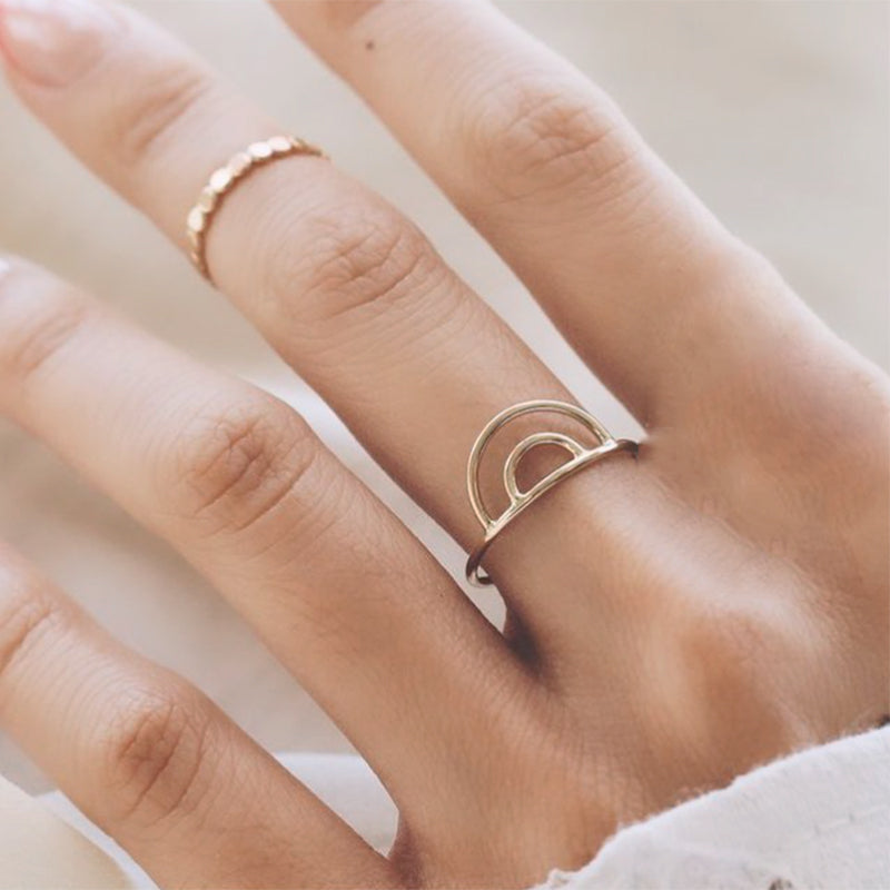 Over the Rainbow Knuckle Ring