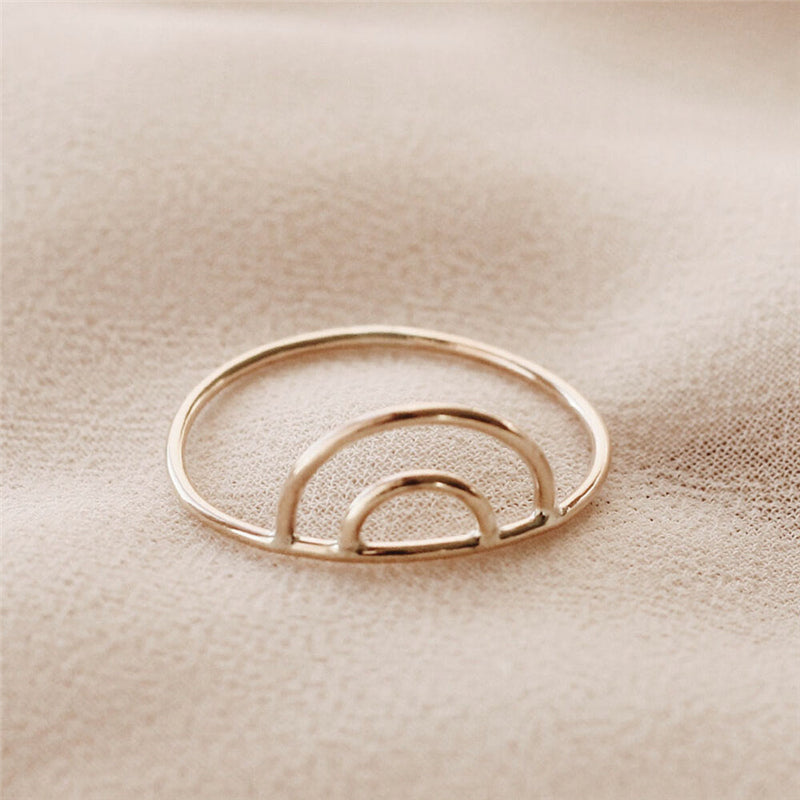 Over the Rainbow Knuckle Ring