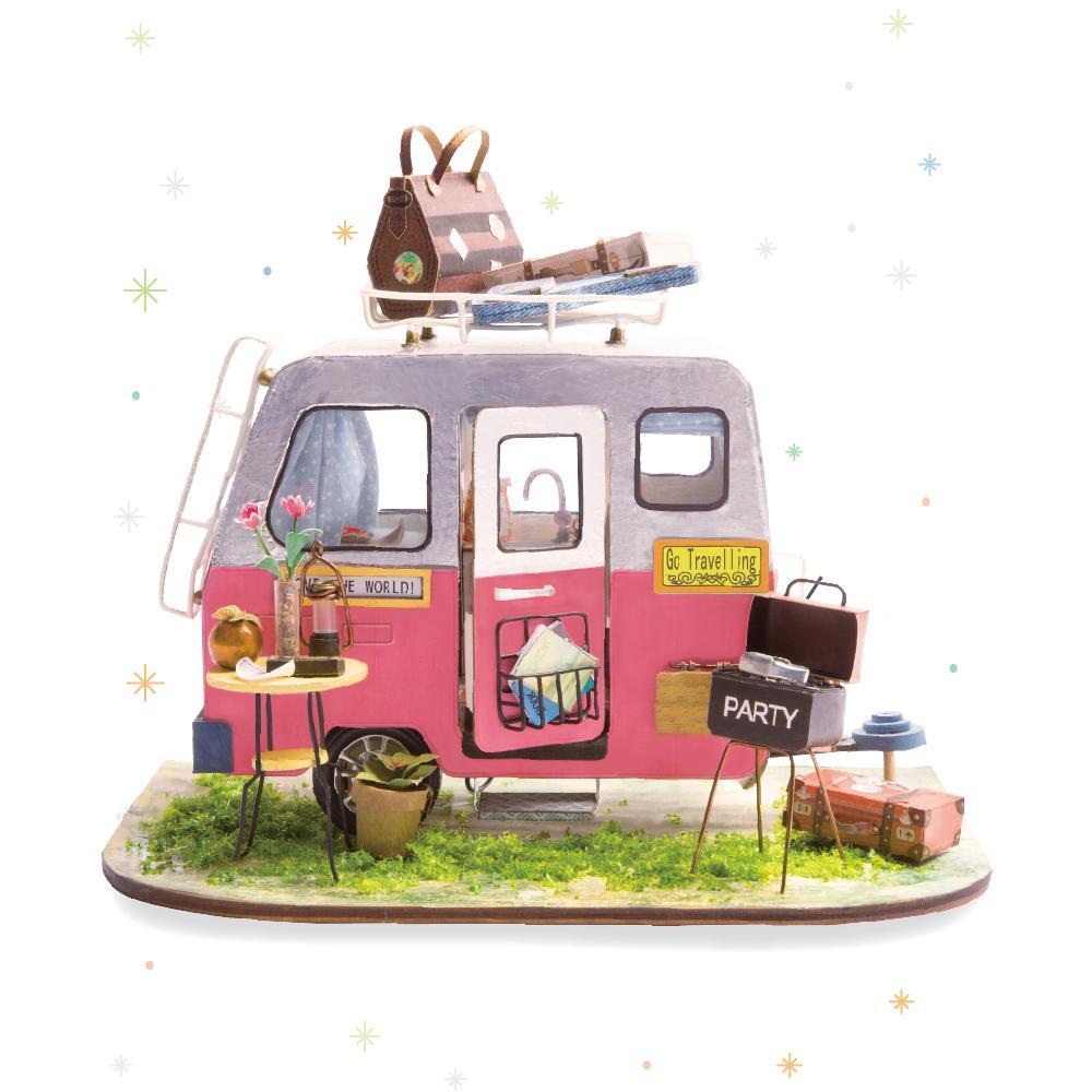 DIY Happy Camper Fairy Gypsy Travel Trailer Doll House