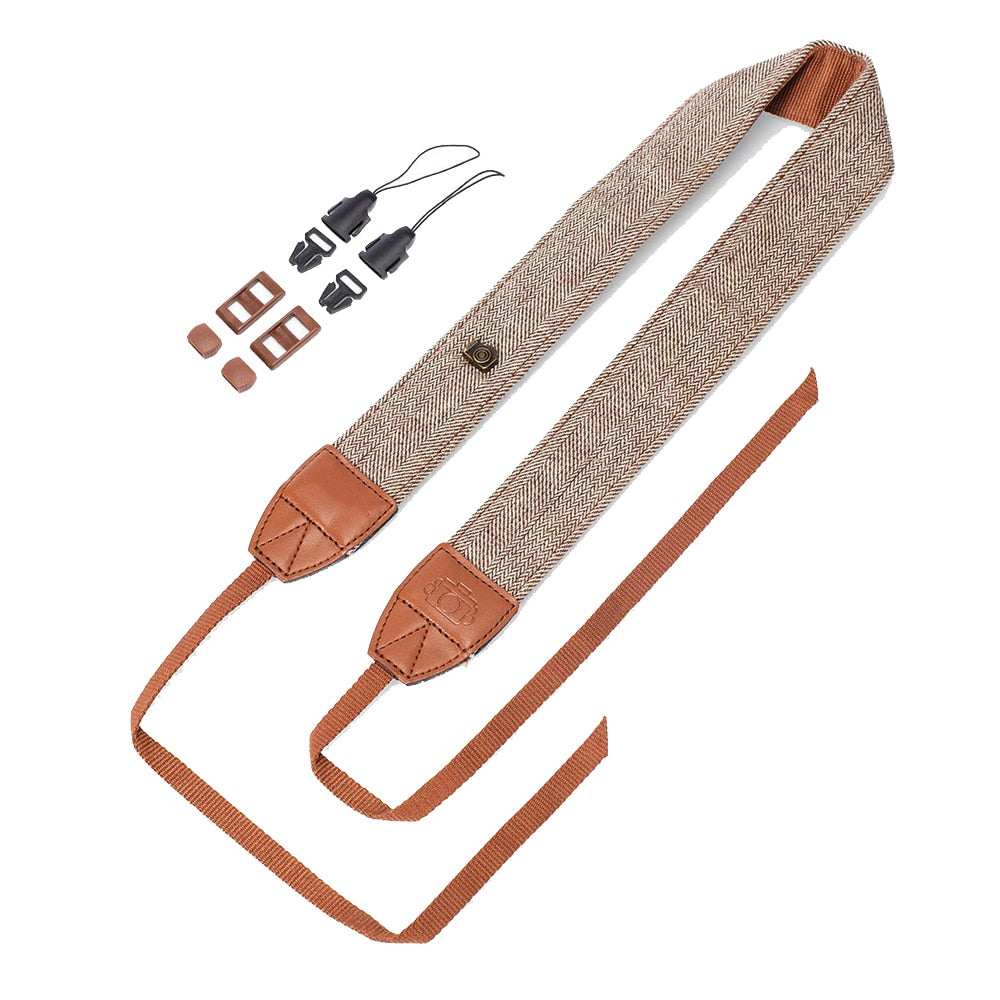 Universal Camera Leather Shoulder Neck Strap