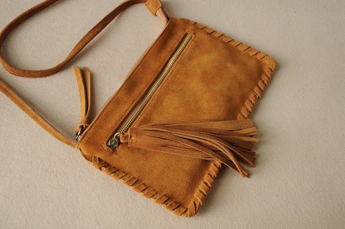 Fringe is IN! Get your Leather boho bag for this summer! - Kalyn & Co.