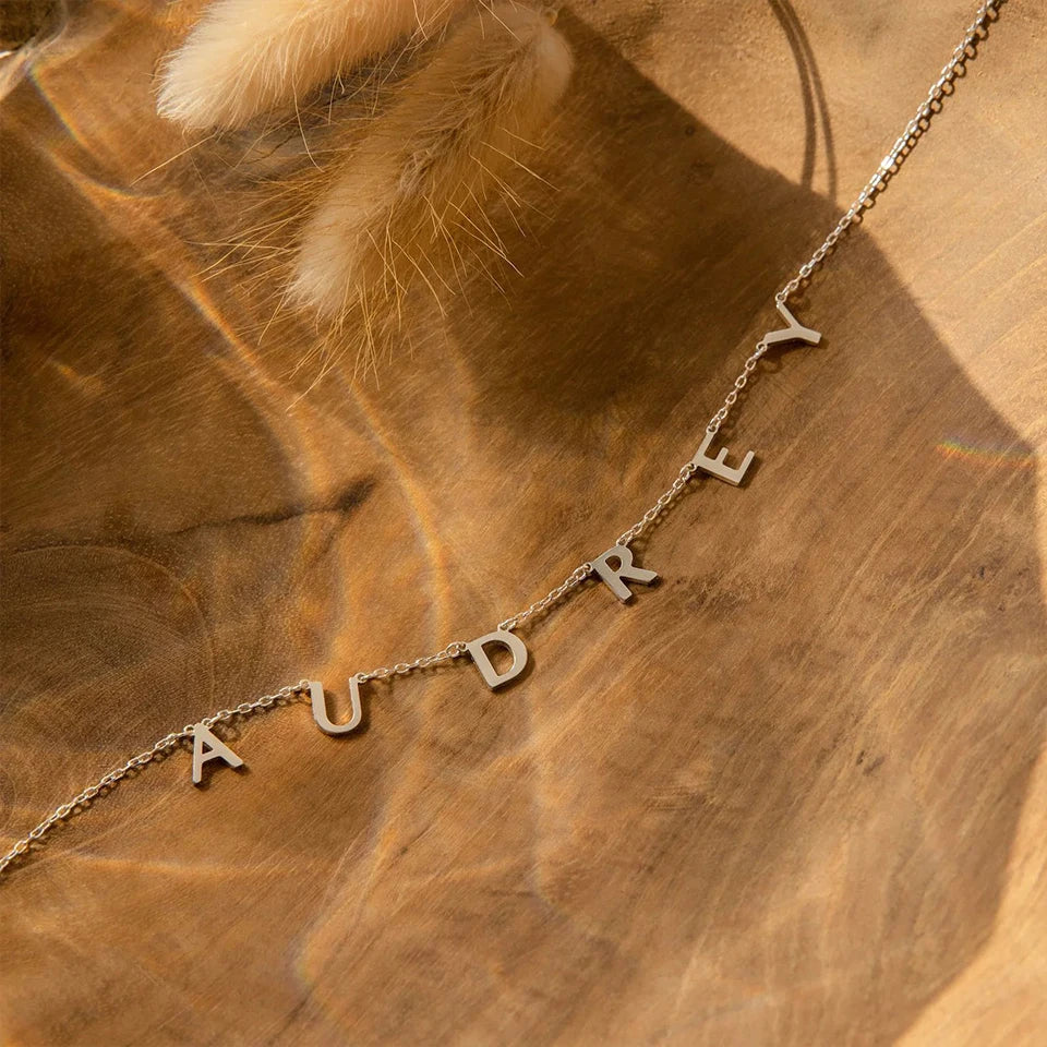 Custom Personalized Letter Necklace