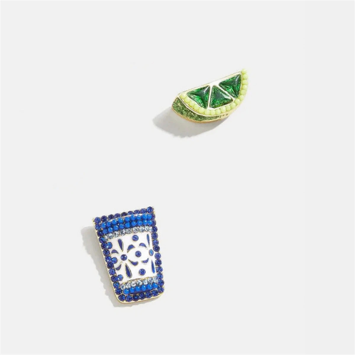 Cocktail Stud Earrings | 14K Gold Plated