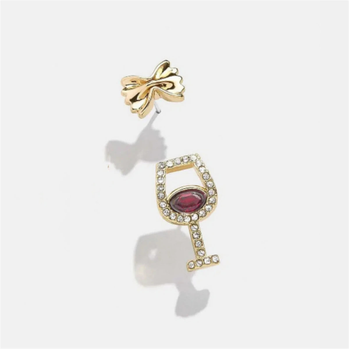 Cocktail Stud Earrings | 14K Gold Plated