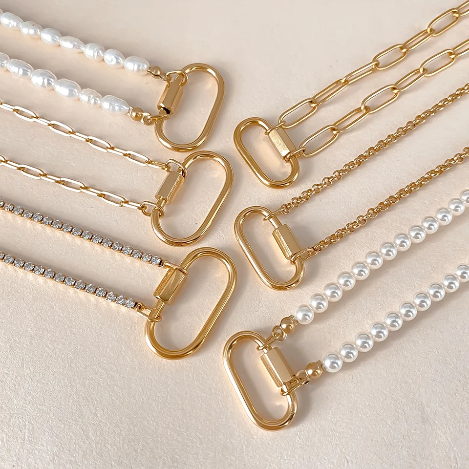 Charm Bar | Build Your Own Charm Necklace | 14K Gold Plated