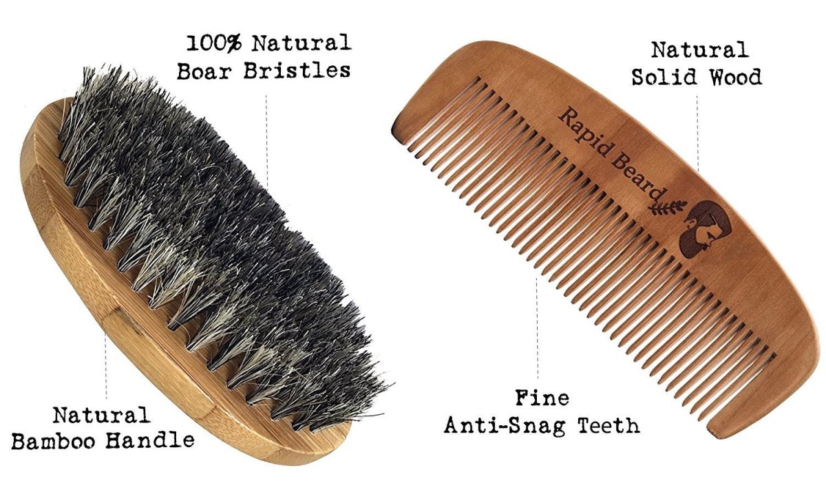 Beard & Mustache Grooming Gift Set Kit for Him - Kalyn & Co. Beard Conditioners & Oils
