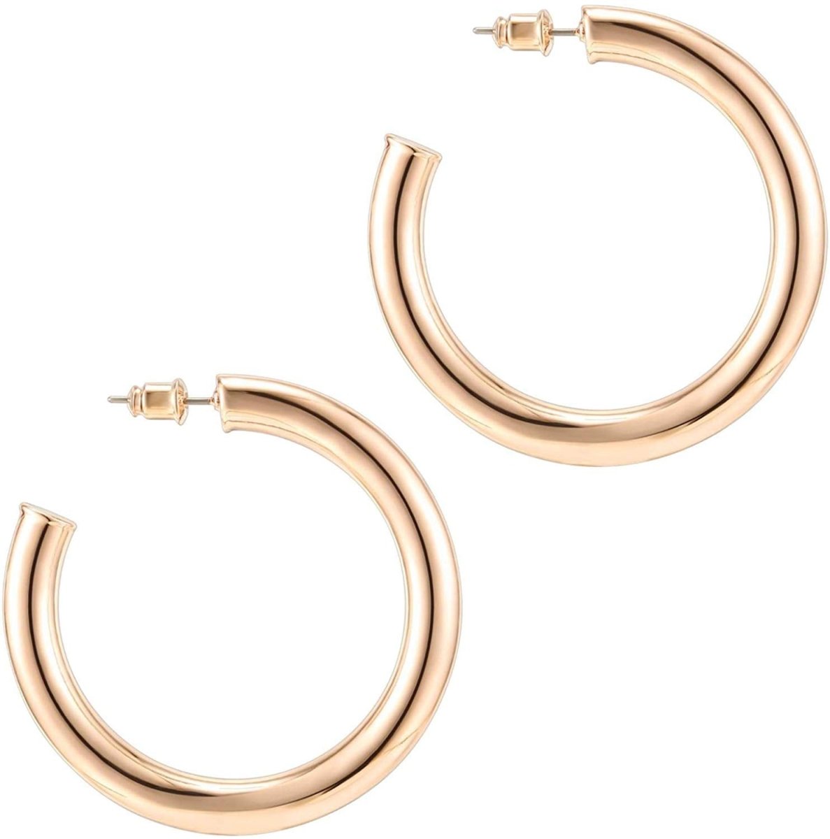 Chunky Open Hoops l Lightweight - Kalyn & Co. Back to results