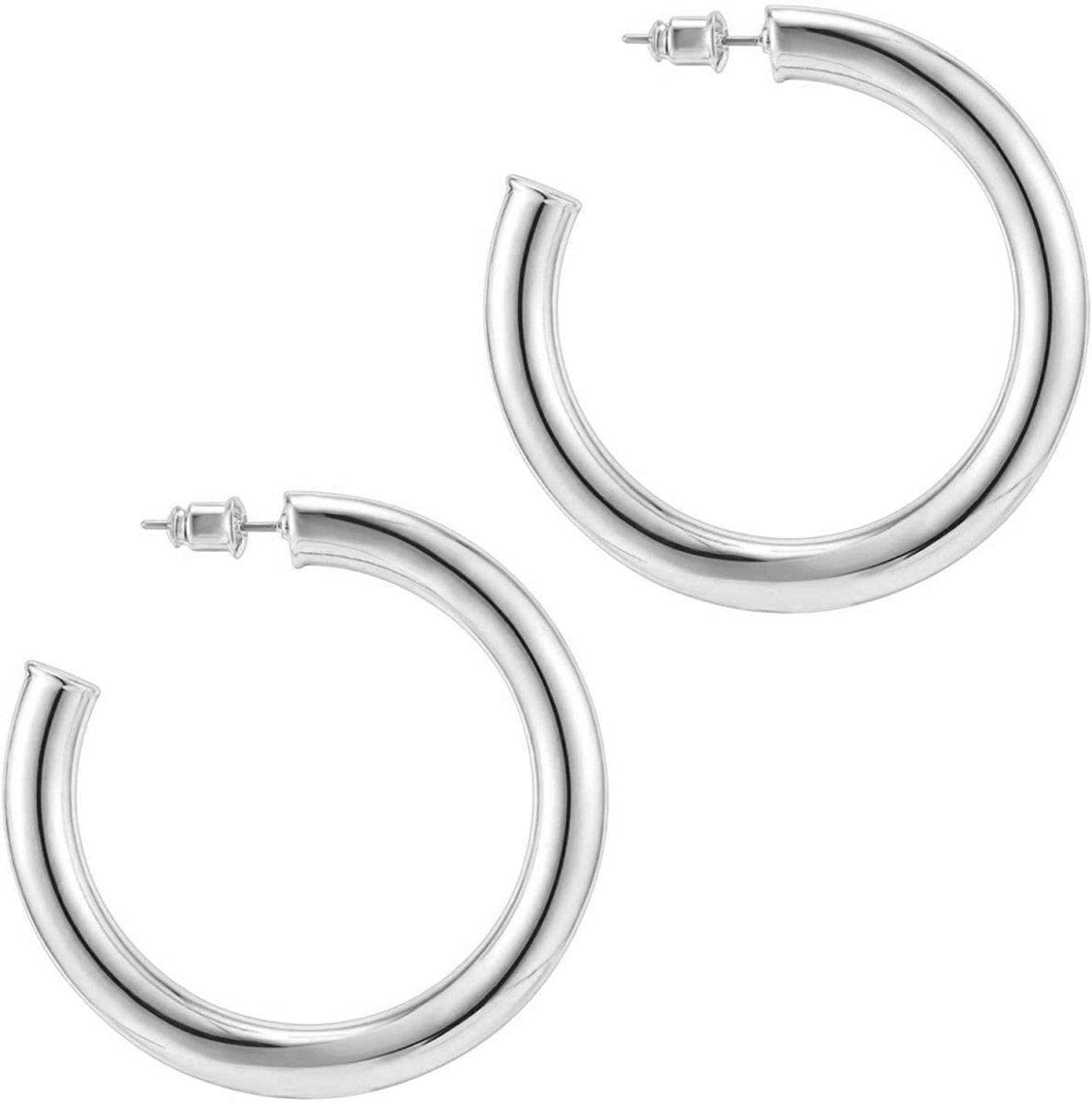 Chunky Open Hoops l Lightweight - Kalyn & Co. Back to results