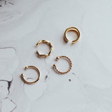 Jullianna - Ear Cuff Earring 18K Gold Plated 925 Silver filled