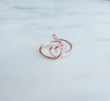 Midi Heart Ring - Kalyn's Finds