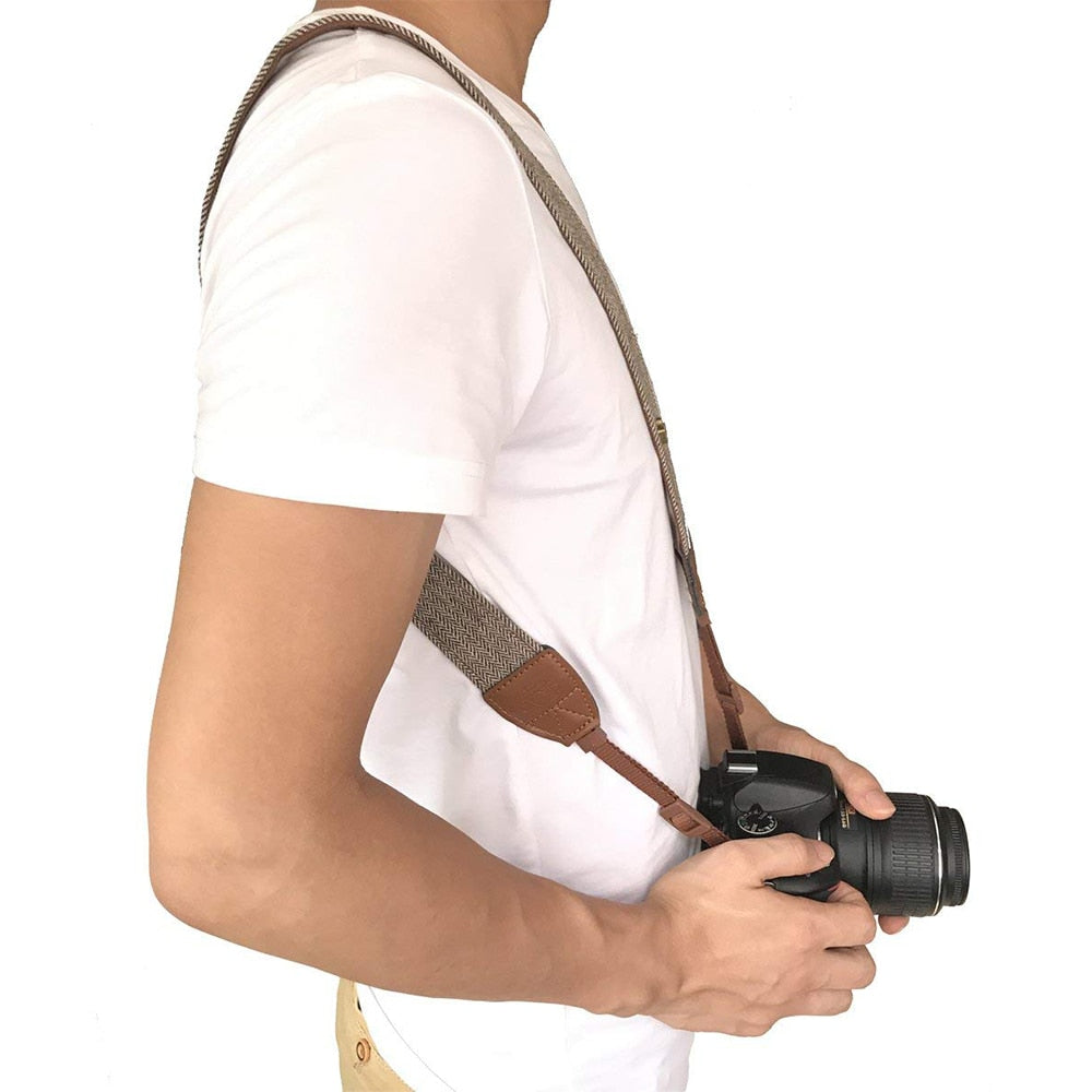 Universal Camera Leather Shoulder Neck Strap